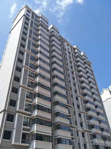 銅煤一號住宅小區牡丹園1#、2#、3#樓順利交工