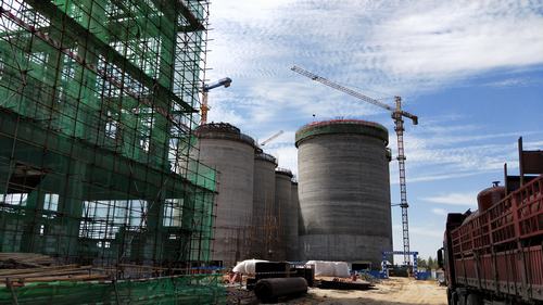 韓城分公司曹家灘末煤倉工程滑模施工順利完成