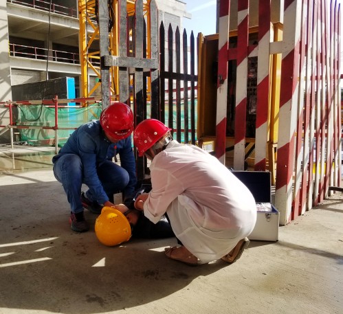 喜迎“雙節”歡樂多 應急演練忙不停