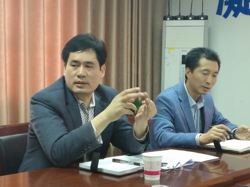 建設(shè)集團(tuán)副總經(jīng)理司正林一行蒞臨渭南分公司檢查指導(dǎo)工作