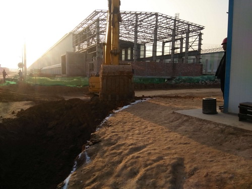 銅川分公司美鑫廠區豎向道路工程順利開工