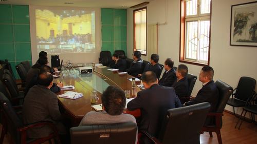 銅煤公司借助建設(shè)集團視頻會議系統(tǒng)及時學(xué)習(xí)貫徹建設(shè)集團安全生產(chǎn)例會精神助力企業(yè)發(fā)展