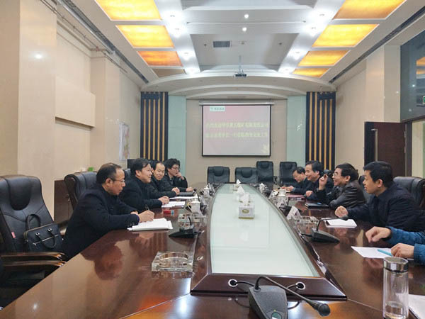 甘肅華亭黃莊煤礦有限責任公司董事長陳金錄一行蒞臨建設集團交流工作