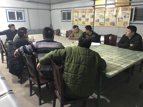 機電安裝公司小保當(dāng)項目部定措施趕工期全力保工程施工