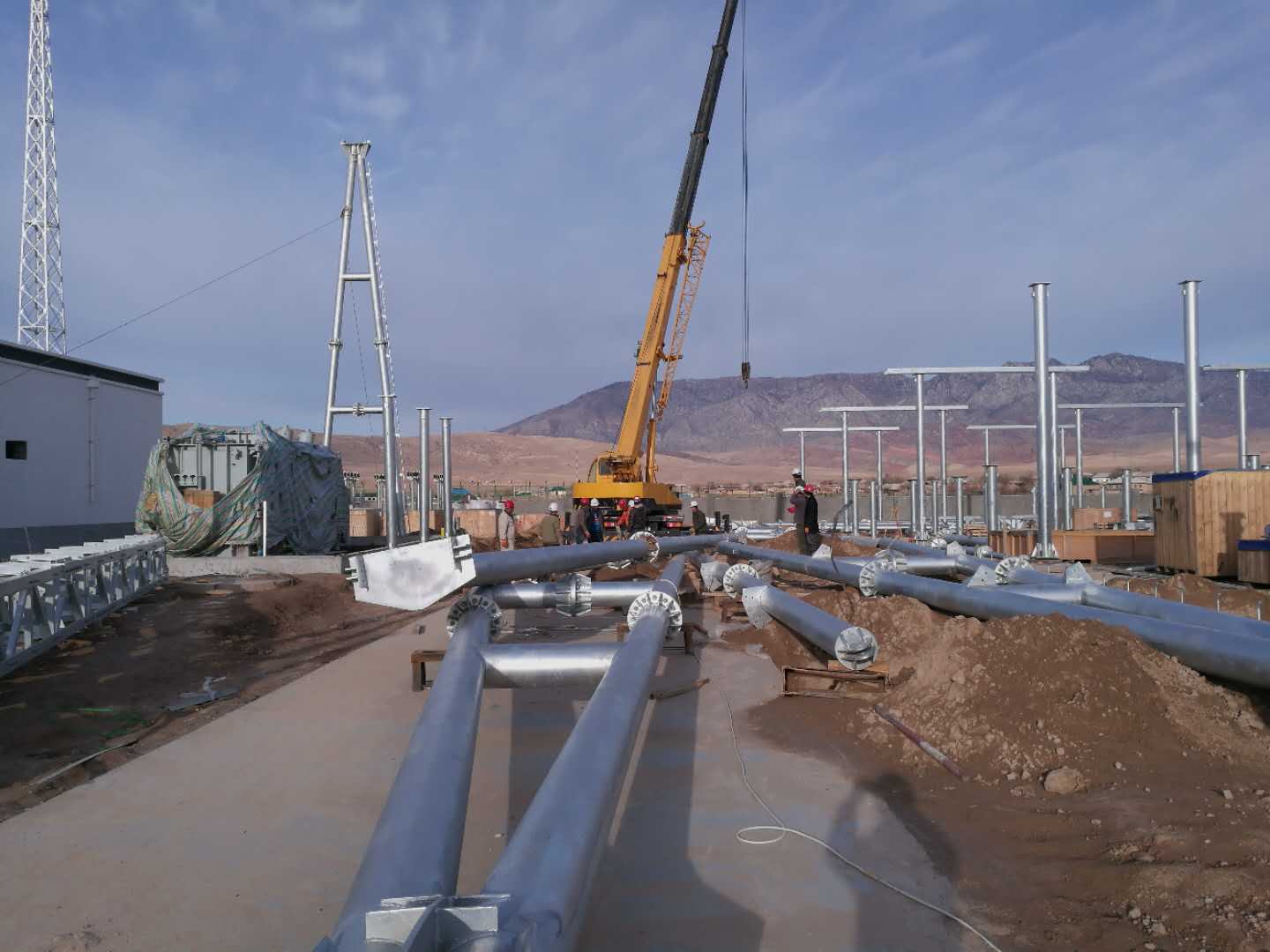 中亞公司：春節期間堅守一線趕工期