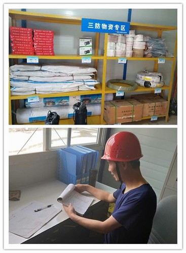 陜煤建設銅煤公司開展“三防”物資儲備專項檢查確保安全度汛