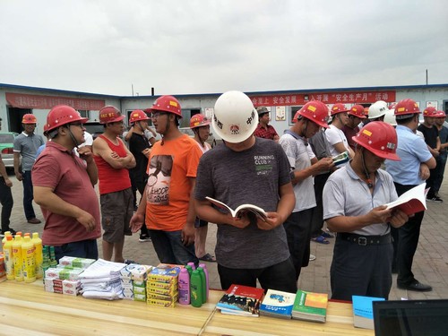 陜煤建設中煤公司開展安全生產月活動