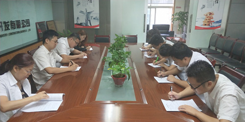 陜煤建設物資公司開展業務知識競賽