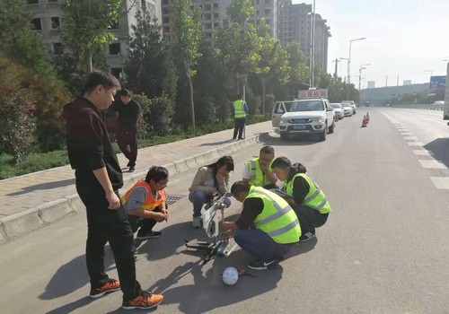 寶雞分公司道路工程交驗側記