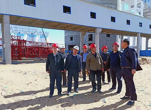 陜煤建設銅川公司第六項目部小保當一號主斜井井口房至最終篩分車間棧橋工程順利通過竣工驗收