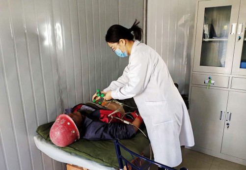 陜煤建設澄合分公司第十二項目部真情關愛農民工 免費體檢暖人心