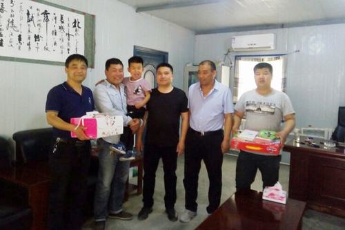 陜煤建設礦建二公司車村項目部特殊的“六一”兒童節