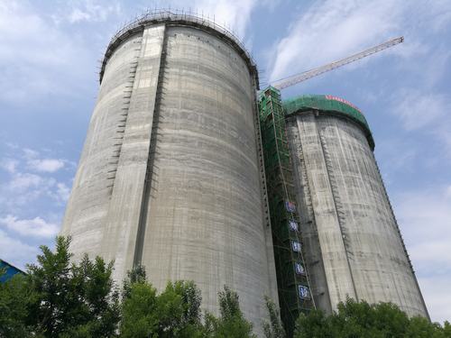 陜煤建設韓城分公司土建十二項目部滑模施工首戰告捷為黨的生日獻禮