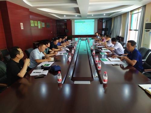 王明智與環保集團交流推進銅川聲威固廢項目建設