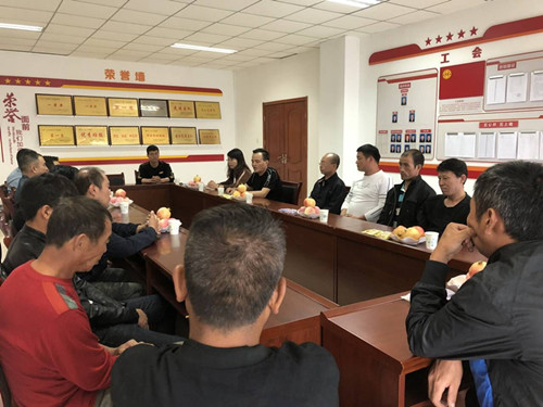 陜煤建設機電安裝公司領導中秋佳節走訪慰問一線職工