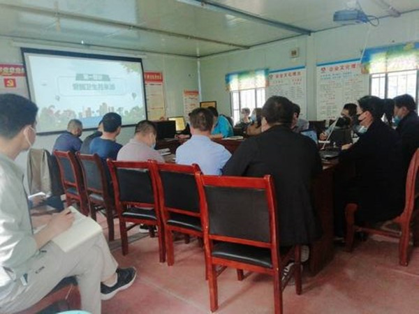 陜煤建設澄合分公司基層宣講“防疫有我，愛衛同行”