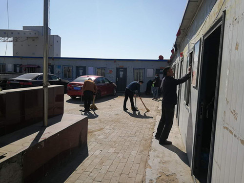 陜煤建設(shè)機(jī)電安裝公司：愛國愛衛(wèi)生我們在行動(dòng)