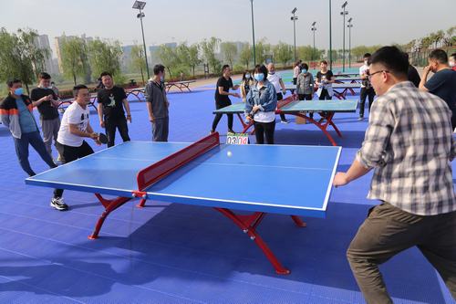 陜煤建設咸陽分公司開展“慶五一”乒乓球、跳繩比賽主題活動