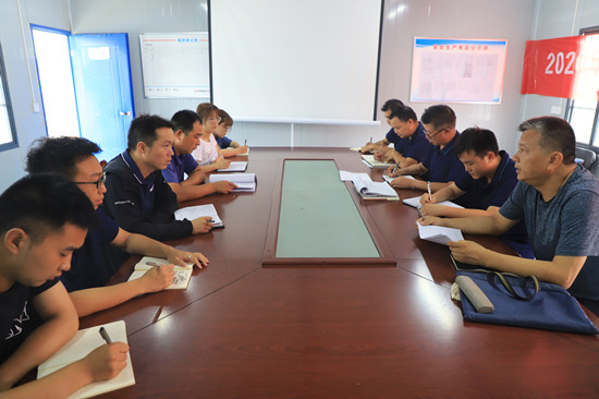 陜煤建設漢中分公司安全技術培訓“見真招”