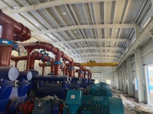 加速！陜煤建設路橋分公司大佛寺煤礦木盤川風井瓦斯抽采泵站工程進入沖刺階段