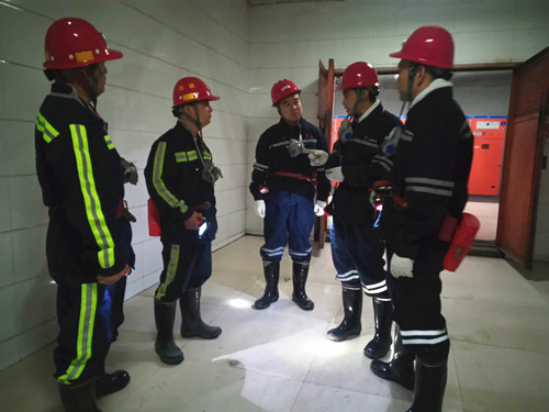 陜能股份匯森煤業分公司領導深入陜煤建設施工現場檢查指導工作