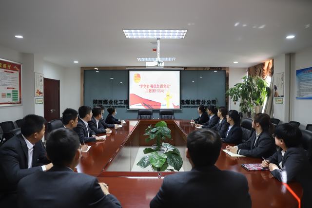 陜煤建設洗選煤運營公司開展“學黨史、強信念、跟黨走”主題團日活動