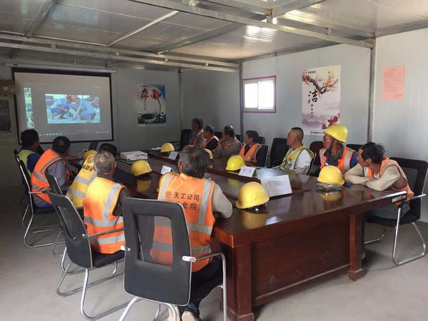 陜煤建設天工公司土建十七部安全月里“賽”風采