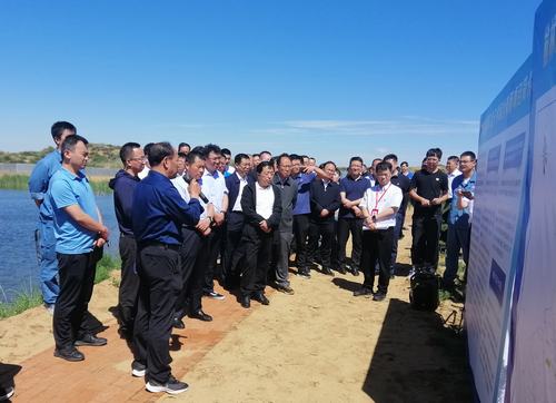 榆林市副市長王華勝一行深入曹家灘煤礦疏干水綜合利用項(xiàng)目督導(dǎo)檢查工作