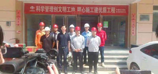 渭南市華州區委常委常務副區長任永前一行深入神渭管道輸煤項目檢查指導工作