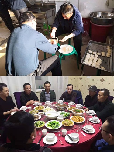 陜煤建設路橋分公司各基層項目部開展“慶元旦 迎新春”活動