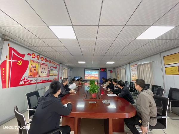 陜煤建設礦建二公司車村項目部多項活動慶祝中國共青團成立100周年