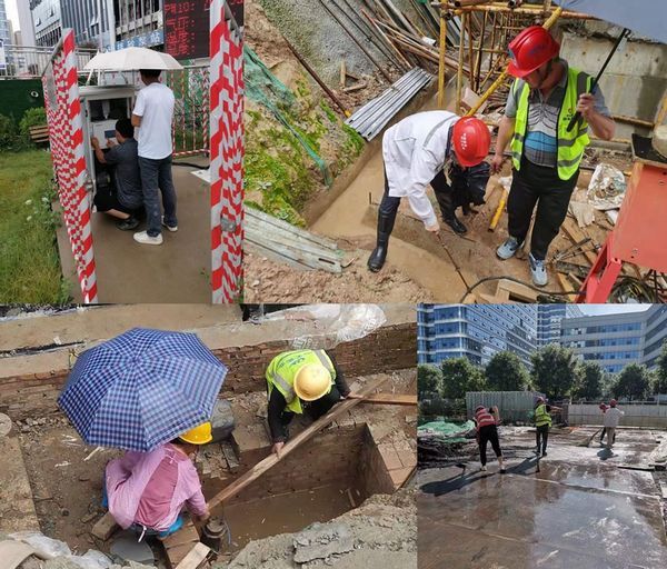 陜煤建設天工公司厲兵秣馬戰風雨,上下同欲保汛期