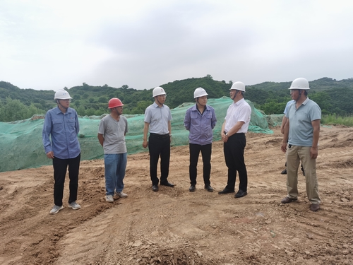陜煤建設西北分公司：隴縣縣委副書記翟建平一行到隴縣100MW 農(nóng)光互補發(fā)電項目檢查指導