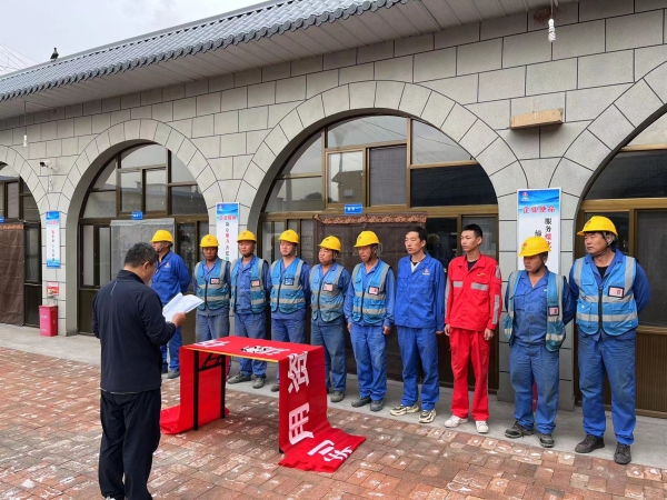陜煤建設機電安裝公司涼水井項目部環保活動在行動