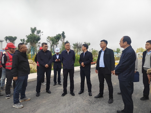 榆林市委副書記、市委黨校校長李雄斌一行蒞臨榆林市委黨校新校區(qū)建設(shè)項(xiàng)目檢查指導(dǎo)工作
