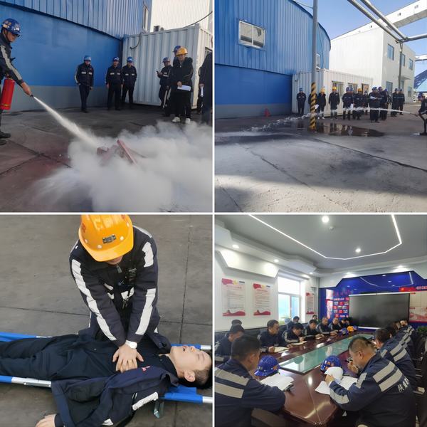 陜煤建設洗選煤運營公司紅柳林洗煤廠項目部：預防從小開始   安全從消進行