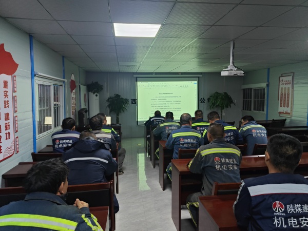 陜煤建設機電安裝公司趙石畔項目部全力保障安全生產起好步