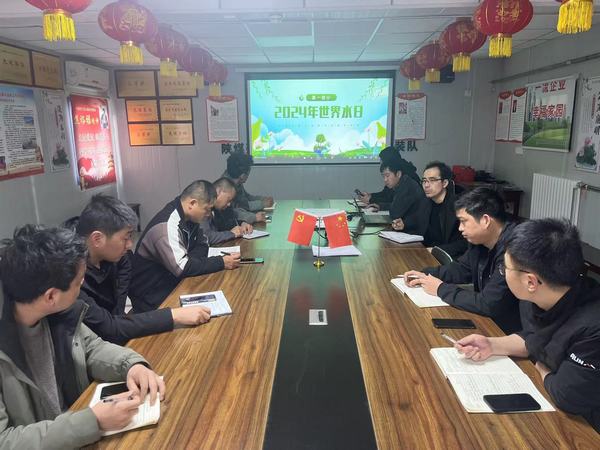 陜煤建設渭南分公司第二安裝項目部：厲行節(jié)約 珍惜生命之源