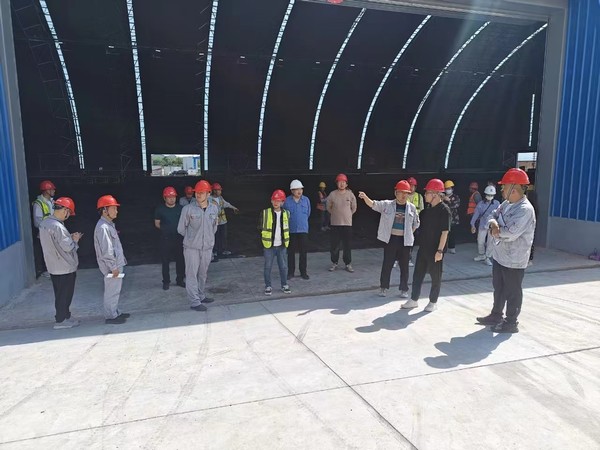 陜煤建設(shè)銅煤公司第六項目部承建的干煤棚擴(kuò)建EPC總承包項目順利通過竣工驗收