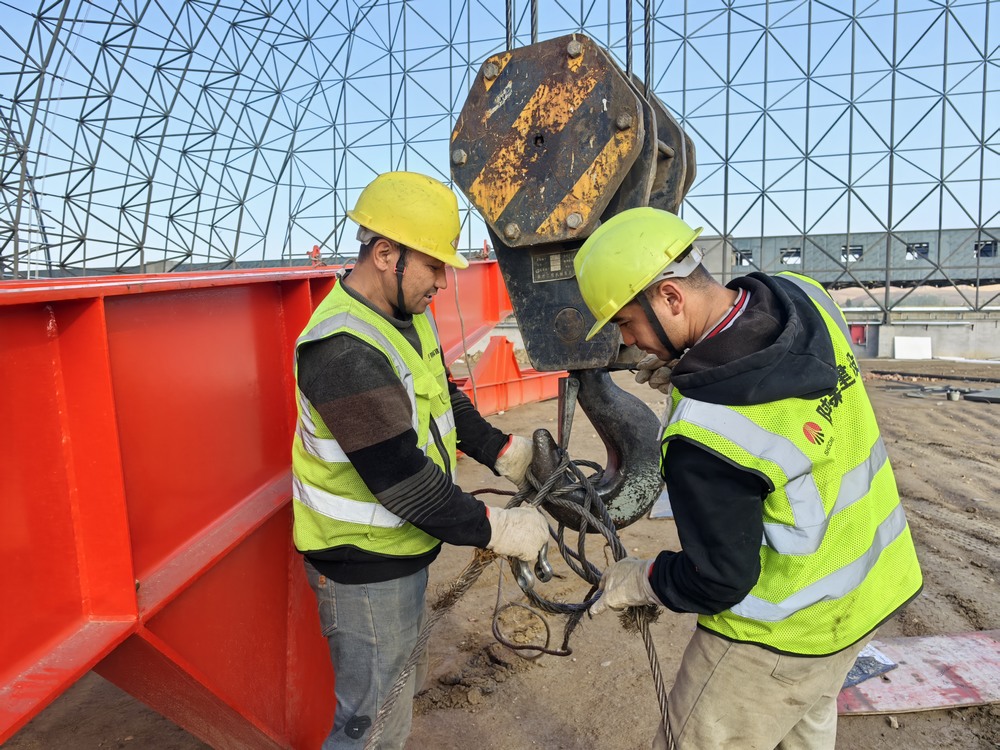 陜煤建設天工公司新疆第一項目部:酣戰十月黃金期,沖刺節點保進度