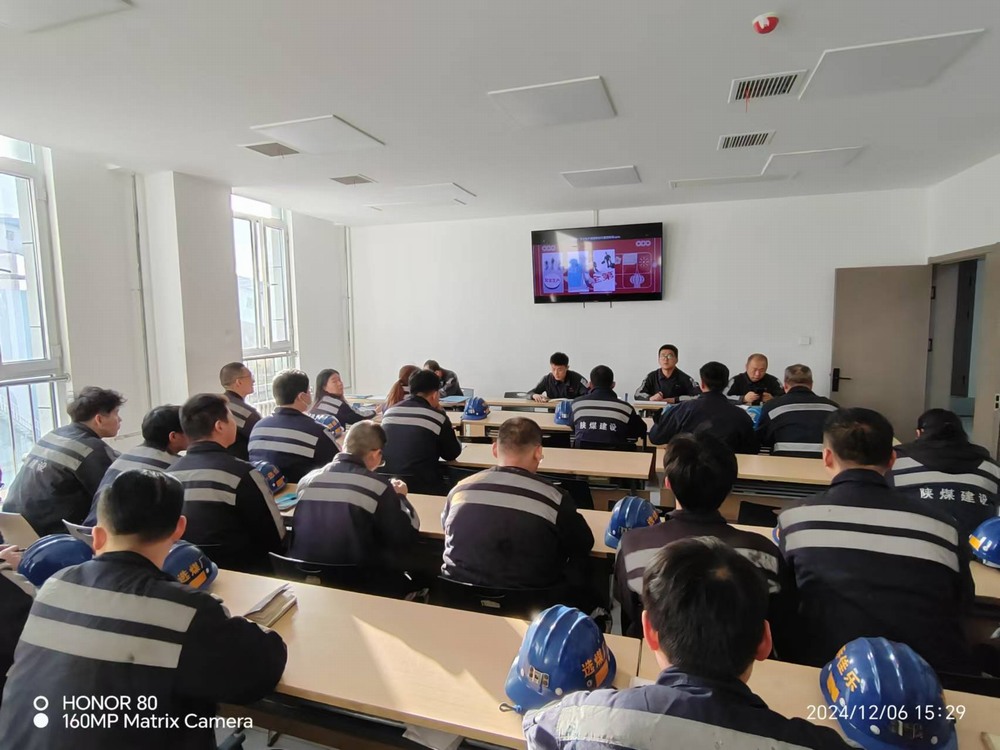 陜煤建設(shè)洗選煤運(yùn)營公司紅柳林洗煤廠項目部：合力攻堅 畫好安全生產(chǎn)“同心圓”