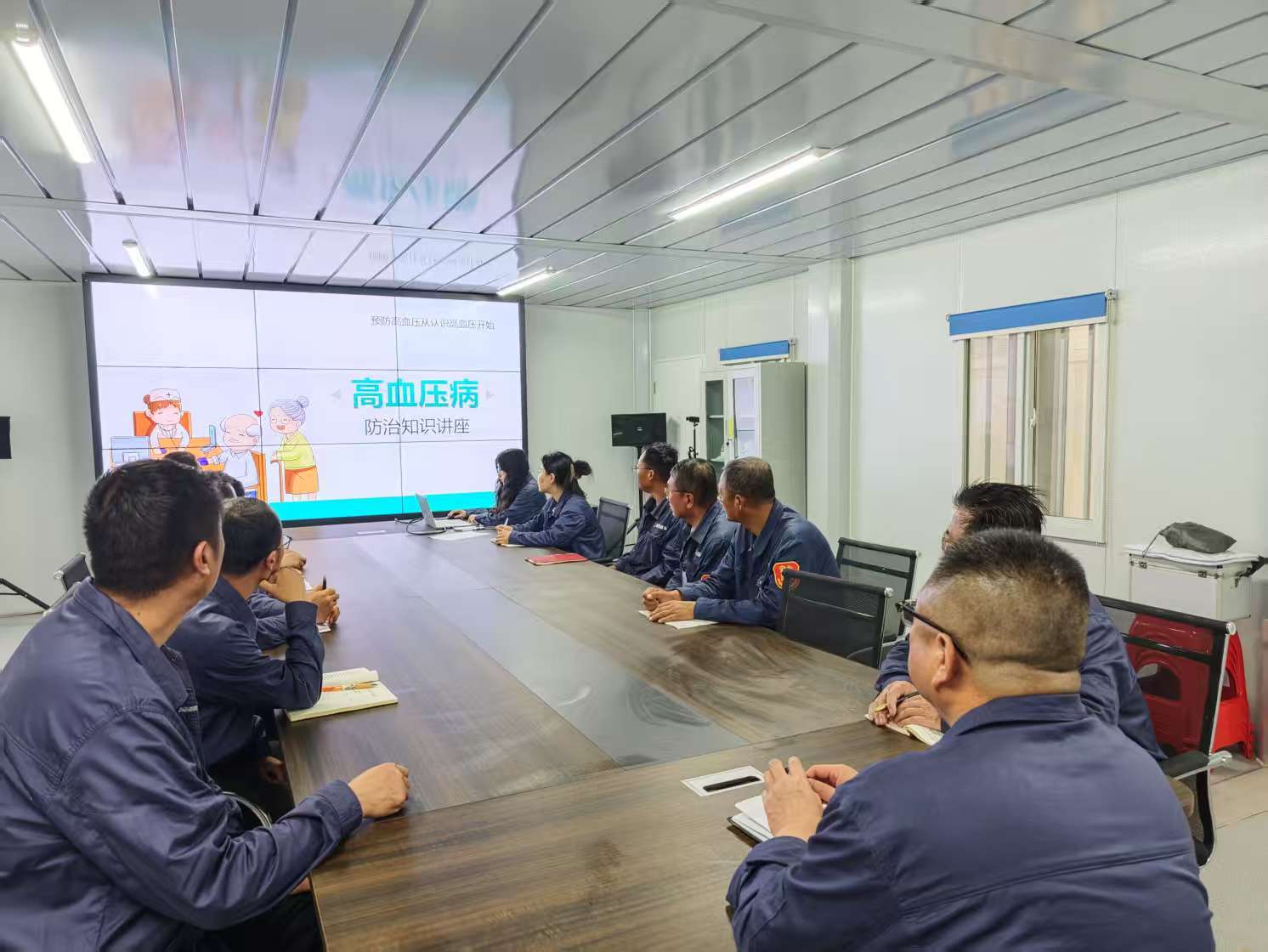 陜煤建設韓城分公司土建四項目部同筑健康防線，共守職工美好明天