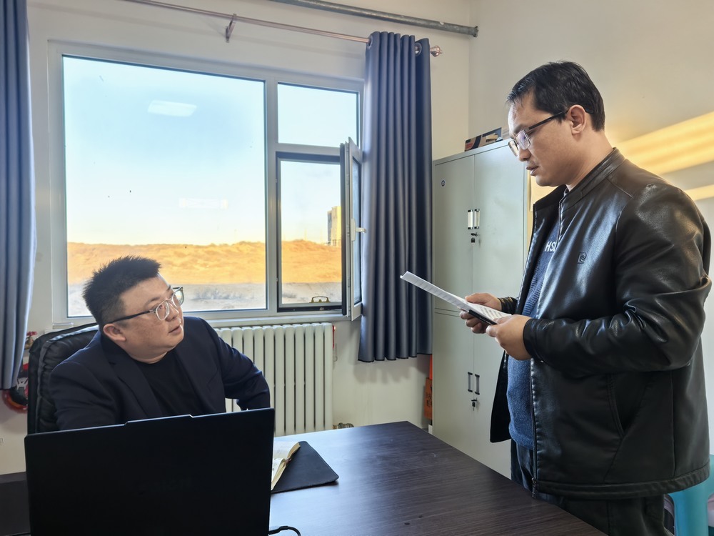 陜煤建設洗選煤運營公司第五項目部:元旦我在崗 堅守顯擔當