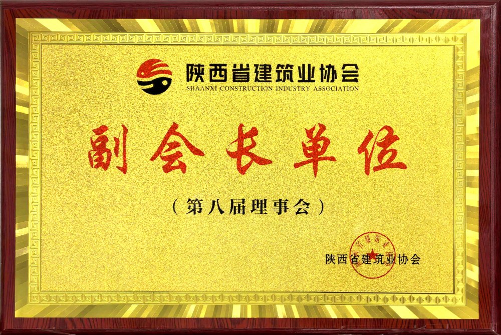 陜煤建設集團被授予省建協“副會長”單位